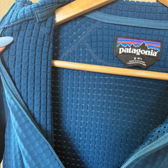 Patagonia R1 Pullover Fleece Jacket Lightweight Quarter Zip Blue Women's… - Picture 7 of 11